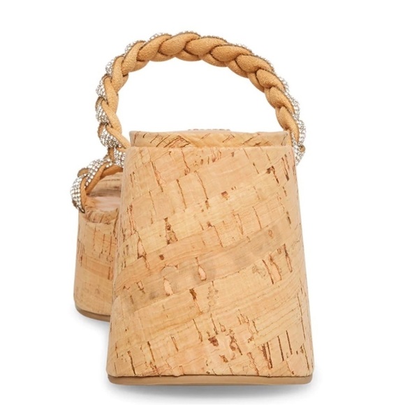 NEW! Steve Madden Silver Metallic Dayna Platform Sandal - Size 9 - Picture 8 of 14